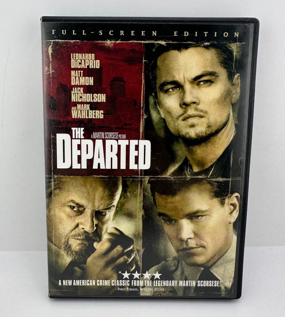 The Departed DVD 2006 Full Screen Leonardo DiCaprio Matt Damon Nicholson